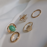 پک انگشتر پنج تایی گل اولدمانی