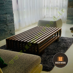 میز جلومبلی چوبی مدرن و خاص طرح ریبینگ