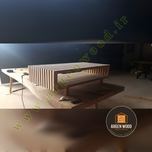 میز جلومبلی چوبی مدرن و خاص طرح ریبینگ