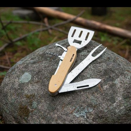 🛑🛑ست ابزار 5 کاره باربیکیو گرین لاین Green Lion Multifunction BBQ Tool Set🛑🛑