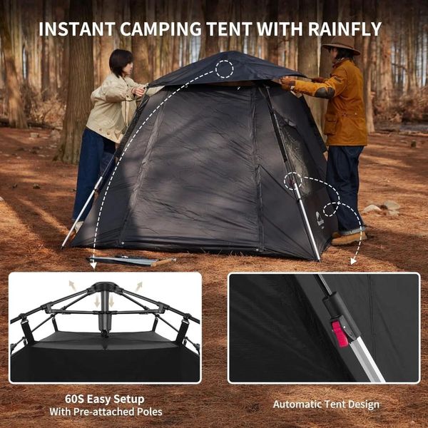 ⛺⛺چادر 3نفره مدل UPF50+ Ango نیچرهایک | Naturehike UPF50+ Ango tent 3 man⛺⛺