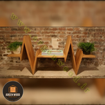 شلف دیواری فانتزی ، مدرن و خاص طرح ضربان قلب (گراف)