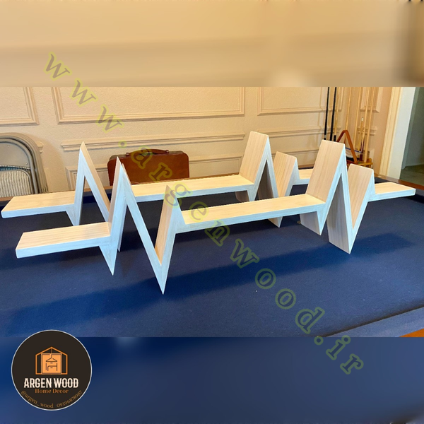 شلف دیواری فانتزی ، مدرن و خاص طرح ضربان قلب (گراف)