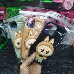 کاور قاب لبوبو آیفون 12promaxو13promax سیلیکون اصل پاک کنی پاپ سوکتی