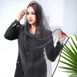 شال توری دوگان دوز