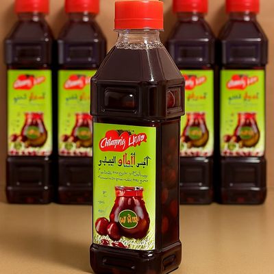 آب آلبالو 450میل با خود آلبالو -20عددی