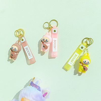 عروسک سرکلیدی سیلیکونی طرح لبوبو گیتارزن