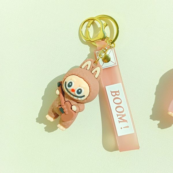 عروسک سرکلیدی سیلیکونی طرح لبوبو گیتارزن