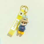 عروسک سر کلیدی سیلیکونی طرح لبوبو کشاورز