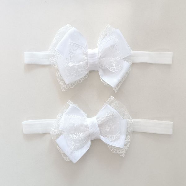 هدبند بچگانه تابستانی طرح پاپیون بزرگ