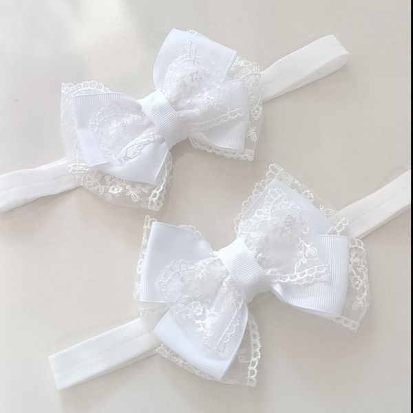 هدبند بچگانه تابستانی طرح پاپیون بزرگ