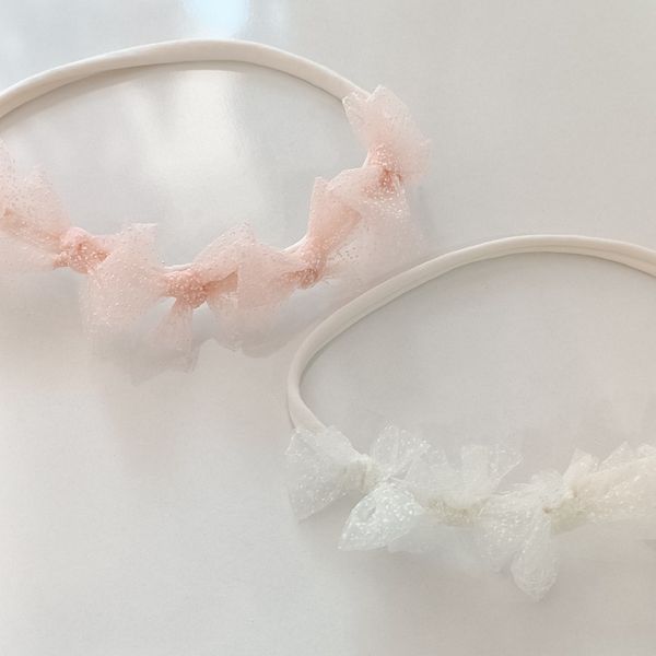 هدبند بچگانه تابستانی طرح پاپیون