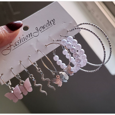 پک گوشواره پروانه مروارید