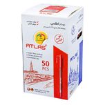 خودکار قرمز اطلس -باکس 50عددی