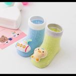 جوراب نوزادی عروسکی صدادار