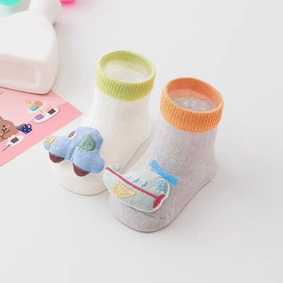 جوراب نوزادی عروسکی صدادار