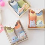 جوراب نوزادی عروسکی صدادار