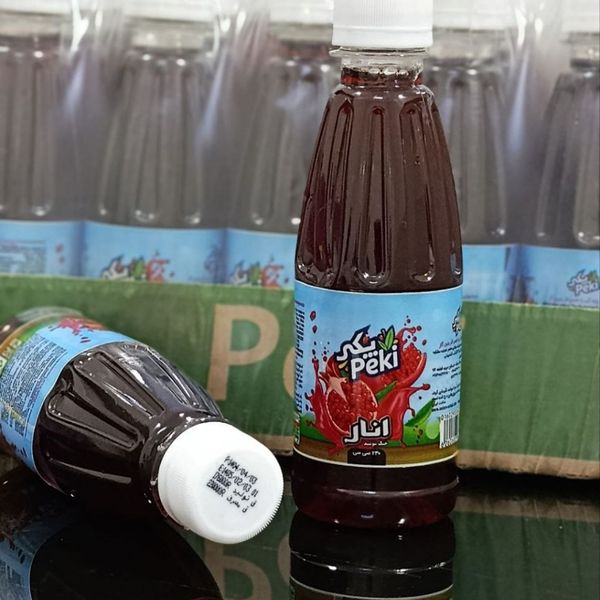 آب انار 230 میلی‌لیتر – بطری پت (PET) – بسته‌بندی 24 عددی