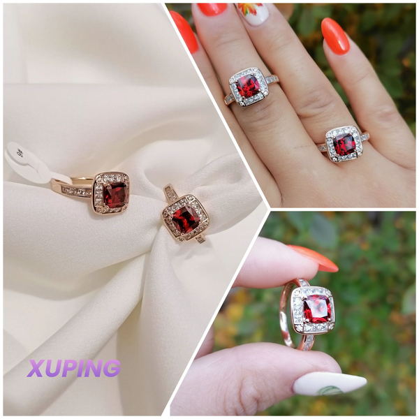 انگشتر جواهری یاقوتی برند ژوپینگ 03038
