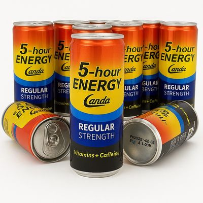 نوشابه انرژی زای 250میل -فایواور five hour- باکس24عددی