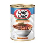 کنسرو لوبیا با قارچ چین‌چین-400گرم-باکس12عددی