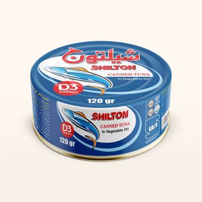 کنسرو ماهی تون در روغن شیلتون -120گرم-باکس24عددی
