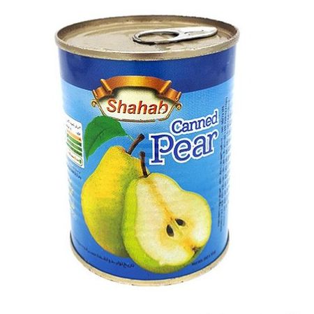 کمپوت گلابی  350گرم 12عددی (شهاب -گلرخ-شایان)