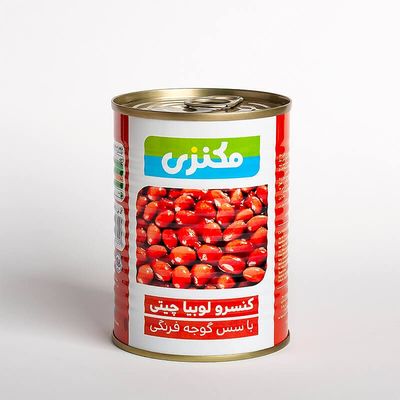 کنسرو خوراک  لوبیا ساده مکنزی 370گرم 12عددی