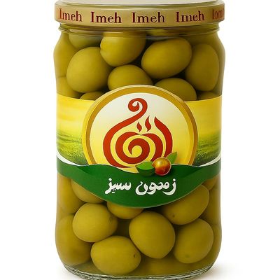 زیتون شور شیشه ای ویژه-810گرم-باکس6و12عددی