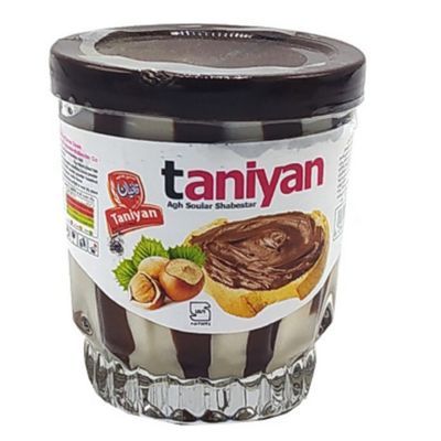 شکلات صبحانه فندقی دو رنگ  150گرم پک 6 عددی