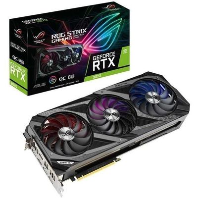 (درحد نو) Graphic Card ASUS ROG Strix RTX 3070 OC 8GB