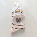 جوراب بچگانه نیم ساق طرح خرسی