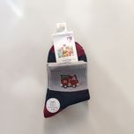 جوراب بچگانه نیم ساق طرح ماشین