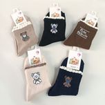 جوراب بچگانه نیم ساق لب فر