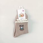 جوراب بچگانه نیم ساق لب فر