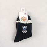 جوراب بچگانه نیم ساق لب فر