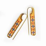 گوشواره برنجی فلامینگو کد 32