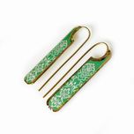 گوشواره فلامینگو برنجی کد 31