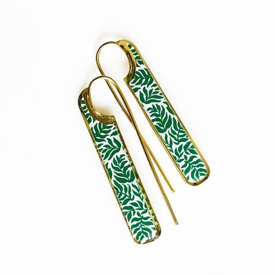 گوشواره برنجی فلامینگو کد 36