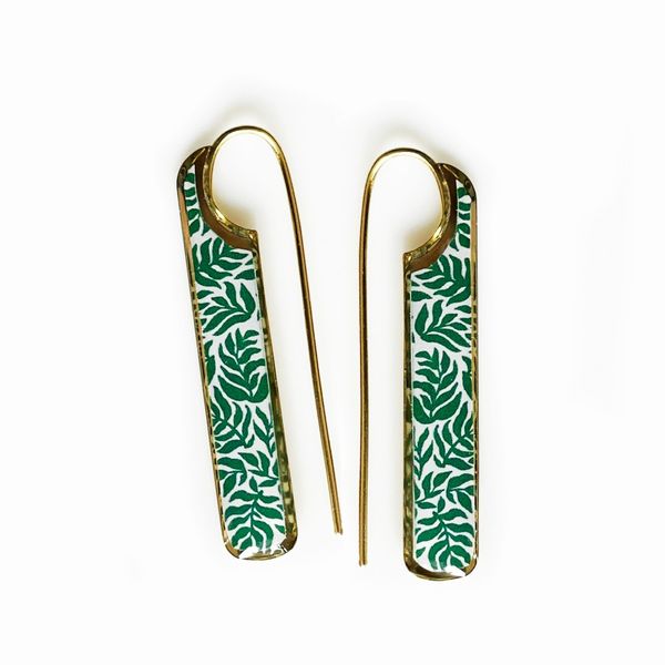گوشواره برنجی فلامینگو کد 36