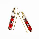 گوشواره برنجی فلامینگو کد 35