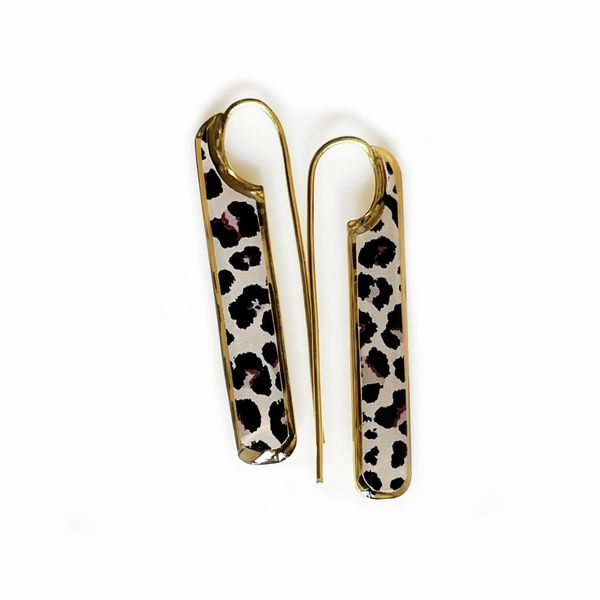 گوشواره برنجی فلامینگو کد 34