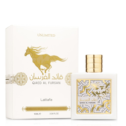 ادوپرفیوم لطافه مدل قائد الفرسان سفید 90 میلی لیتر – Qaed Al Fursan unlimited Lattafa