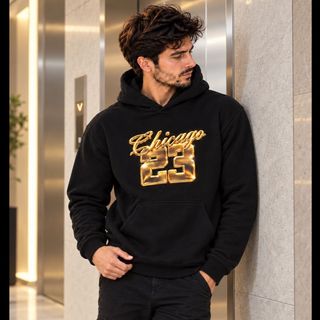 6634هودی مردانه مدل JOSE (طرح Chicago 23)