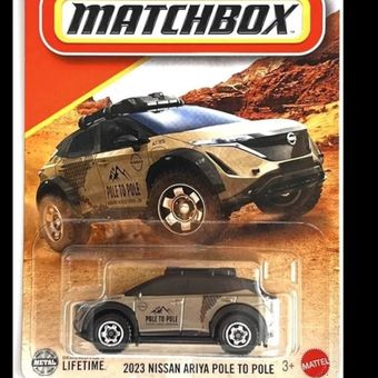 ماشین فلزی مچ‌باکس نیسان آریا "پل تا پل" (Matchbox 2023 Nissan Ariya Pole to Pole) - قهرمان ماجراجویی