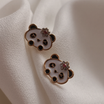 گوشواره پاندا میناکاری