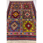 فرش دستباف سایز ذرع و چارک (تمام پشم یلمه طرح خشتی)