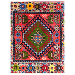 فرش دستباف سایز ذرع و چارک (تمام پشم یلمه طرح خشتی)