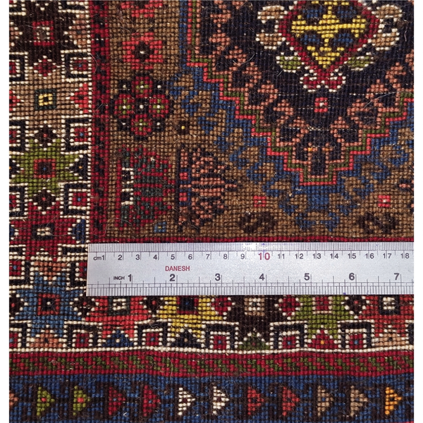 فرش دستباف سایز ذرع و چارک (تمام پشم یلمه طرح خشتی)