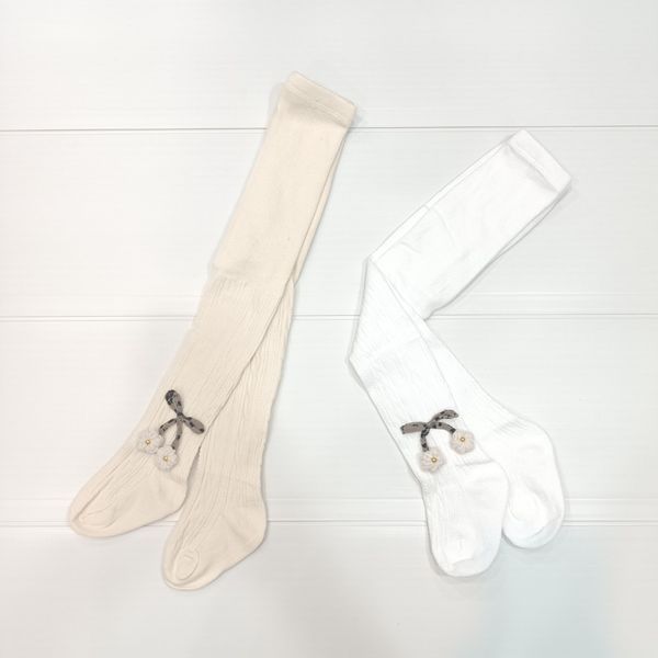 جورابشلواری بچگانه عروسکی گل دار